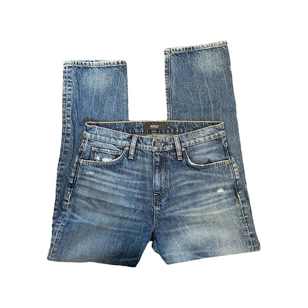 Hudson Jeans Jessi Crop Relaxed Boyfriend 25 (29”waist) distressed #HO15